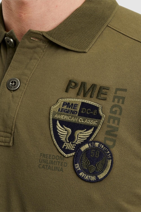 PME legend short sleeve polo pique